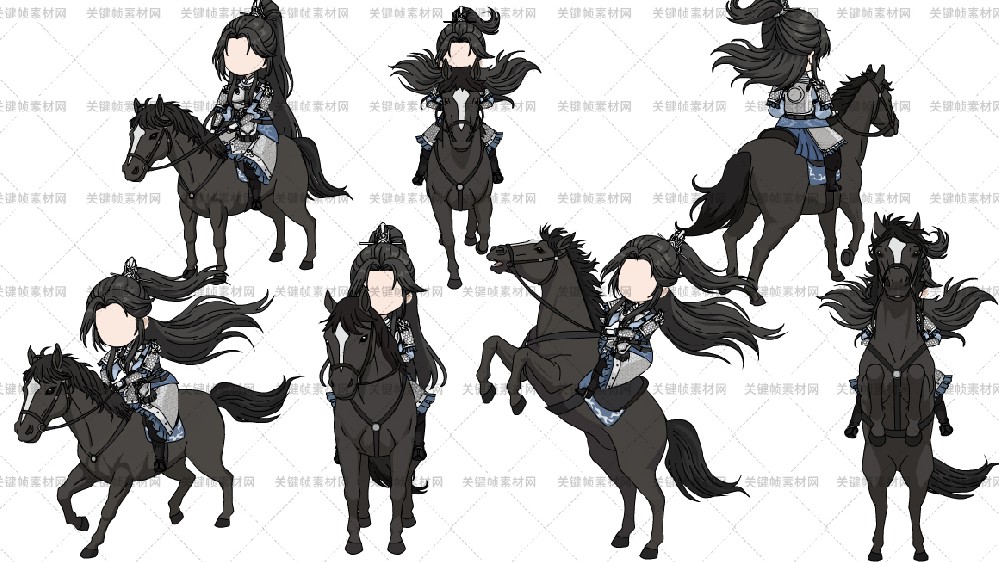 武将-骑马